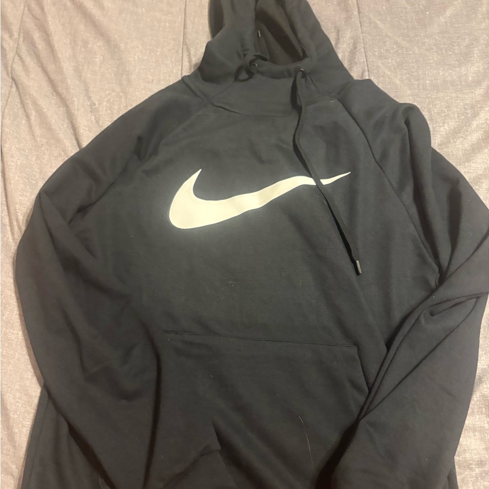 Nike Black Sweatshirt with Iconic Swoosh